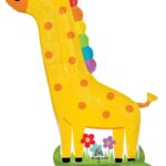 Foil AirLoonz BaBy Giraffe / 68cm w x 101cm h - Καμηλοπάρδαλη