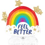 Μπαλόνι Φοιλ AirLoonz Rainbow/Ουράνιο τόξο Feel Better / 76 x 76 εκ
