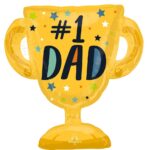 Μπαλόνι Φοιλ Σχήμα Best Dad Trophy / 66 x 68 εκ - Κύπελλο