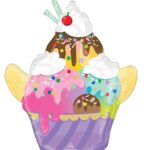 Μπαλόνι Φοιλ Σχήμα Παγωτό - Here's the Scoop Sundae / 55 x 66 εκ