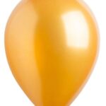 Μπαλόνια Λάτεξ Metal 9 Χρυσό /100 τεμ