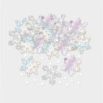Κομφετί Snowflakes Iridescent 14 g - Χιονονιφάδες - Confetti