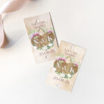 Καρτάκι γάμου με Sparkler Stick - Rustic (10 τεμ) - Image 2