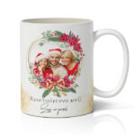 Κούπα με φωτογραφία - Χριστουγεννιάτικο στεφάνι