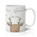 Κούπα Χριστουγεννιάτικη για Δάσκαλο - Ταρανδάκι