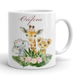 Κούπα Ζώα της Ζούγκλας Κορίτσι