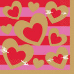 Χαρτοπετσέτες φαγητού Heart of Gold/καρδιά