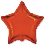 Μπαλόνι Φοιλ 18 Αστέρι/star  Πορτοκαλί / 46 εκ