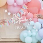 Στένσιλ Γενεθλίων με γράμματα και αριθμούς