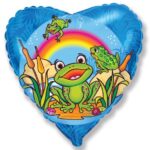 Μπαλόνι Φοιλ 18 Καρδιά Happy Frog / 46 εκ