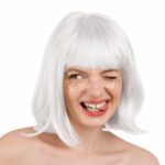 Περούκα Άσπρη - Κλεοπάτρα