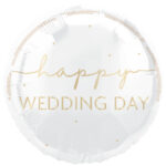 Μπαλόνι Φοιλ 18 Happy Wedding Day / 45 εκ
