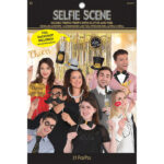 Σετ Φωτογραφικού Happy New Year με Κουρτίνα Χρυσή