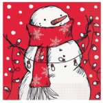 Χαρτοπετσέτες Φαγητού Χιονάνθρωπος /snowman16 τεμ.