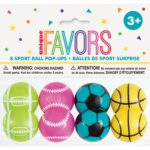 Τρελομπαλάκια Bounce Balls Sport  - 4 εκ / 8 τεμ.
