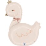 30'' Μπαλόνι Boho Κύκνος