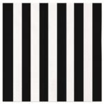 Χαρτοπετσέτες 33 x 33 εκ Ριγέ Μαύρο / 20 τμχ