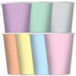 Ποτήρια Χάρτινα 200cc Soft Rainbow / 8 τμχ