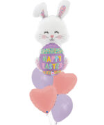 36'' 3D Μπαλόνι Λαγουδάκι Happy Easter - Image 5