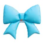 Μπαλόνι Φοιλ Σχήμα Μεγάλος Φιόγκος Σιέλ  / 98 x 75 εκ. - Giant Bow