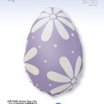 Μπαλόνι Φοιλ 17 Πασχαλινό Αυγό Λιλά - Easter Egg / 44εκ