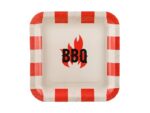 Χάρτινα Πιάτα - Τετράγωνα BBQ (6 τεμ)