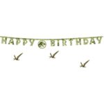 Γιρλάντα Happy Birthday - Jurassic World 165cm